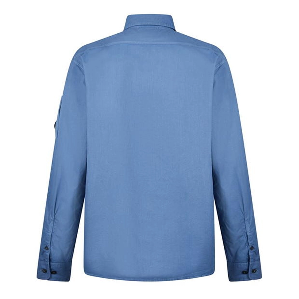 CP Company Lens Double Chest Shirt - Blue